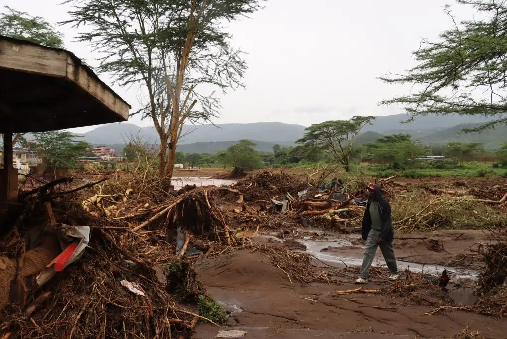 Destruction in the aftermath of devastating floods in Nairobi, Kenya in 2024 (c) Amref Health Africa/Linda Mwendwa Kariuki
